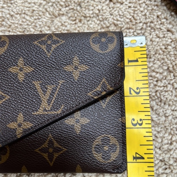 LOUIS VUITTON monogram Jeanne wallet with Louis Vuitton inserts - Picture 14 of 14